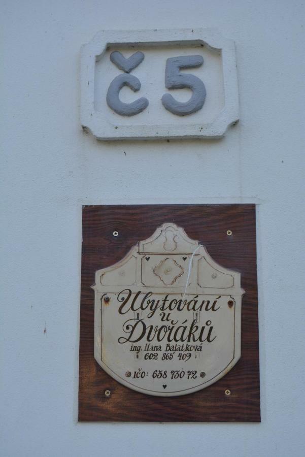 Ubytovani U Dvoraku Veselí nad Lužnicí Exteriör bild